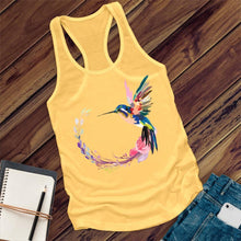 Load image into Gallery viewer, Watercolor Hummingbird Women's Tank Top