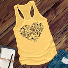 Load image into Gallery viewer, Flower Heart Women's Tank Top