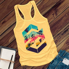 Load image into Gallery viewer, Geometric Sunset Women's Tank Top