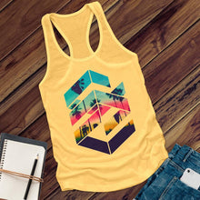 Load image into Gallery viewer, Geometric Sunset Women's Tank Top
