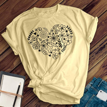 Load image into Gallery viewer, Flower Heart Tee