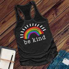 Load image into Gallery viewer, Be Kind Rainbow Women's Tank Top