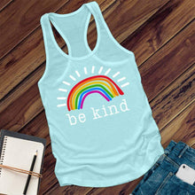 Load image into Gallery viewer, Be Kind Rainbow Women's Tank Top