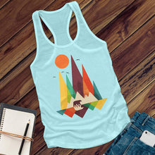 Load image into Gallery viewer, Mountain Bear And Birds Women's Tank Top