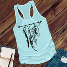 Load image into Gallery viewer, Arrow and Feathers Women's Tank Top