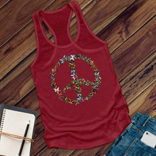 Load image into Gallery viewer, Butterfly Peace Sign Women's Tank Top