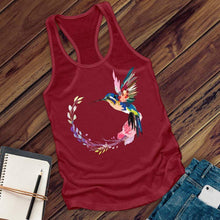 Load image into Gallery viewer, Watercolor Hummingbird Women's Tank Top