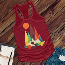 Load image into Gallery viewer, Mountain Bear And Birds Women's Tank Top