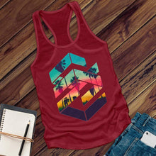 Load image into Gallery viewer, Geometric Sunset Women's Tank Top