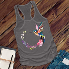 Load image into Gallery viewer, Watercolor Hummingbird Women's Tank Top