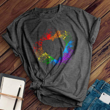 Load image into Gallery viewer, Rainbow Heart Tee
