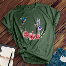 Load image into Gallery viewer, Circling Hummingbirds Tee