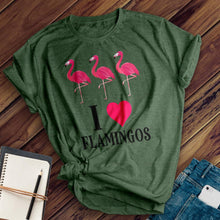 Load image into Gallery viewer, I Love Flamingos Tee