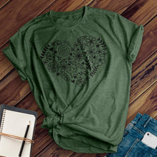 Load image into Gallery viewer, Flower Heart Tee