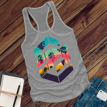 Load image into Gallery viewer, Geometric Sunset Women's Tank Top