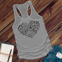 Load image into Gallery viewer, Flower Heart Women's Tank Top