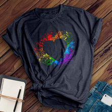 Load image into Gallery viewer, Rainbow Heart Tee