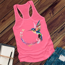 Load image into Gallery viewer, Watercolor Hummingbird Women's Tank Top