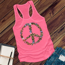 Load image into Gallery viewer, Butterfly Peace Sign Women's Tank Top