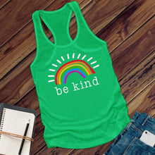 Load image into Gallery viewer, Be Kind Rainbow Women's Tank Top