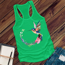 Load image into Gallery viewer, Watercolor Hummingbird Women's Tank Top