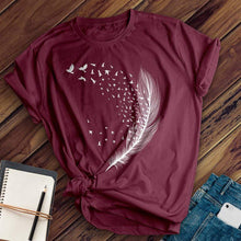 Load image into Gallery viewer, Bird Feather Tee