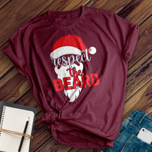 Load image into Gallery viewer, Respect The Beard Tee
