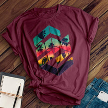 Load image into Gallery viewer, Geometric Sunset Tee