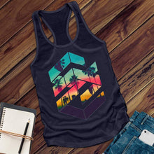Load image into Gallery viewer, Geometric Sunset Women's Tank Top