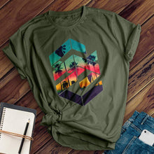 Load image into Gallery viewer, Geometric Sunset Tee