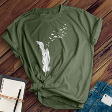 Load image into Gallery viewer, Bird's Feather Tee