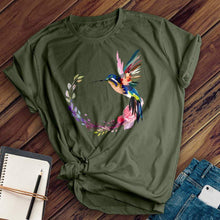 Load image into Gallery viewer, Watercolor Hummingbird Tee