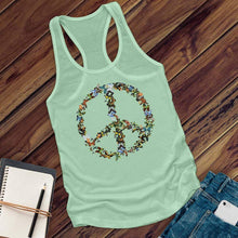 Load image into Gallery viewer, Butterfly Peace Sign Women's Tank Top