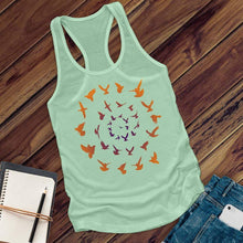 Load image into Gallery viewer, Spiral Birds Women's Tank Top