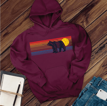 Load image into Gallery viewer, Bear Sunset Hoodie