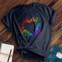 Load image into Gallery viewer, Rainbow Heart Tee