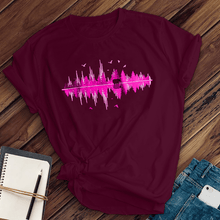 Load image into Gallery viewer, Pink Forest And Bird Tee