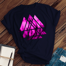 Load image into Gallery viewer, Neon Triangle Forest Tee