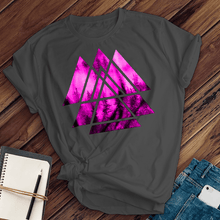 Load image into Gallery viewer, Neon Triangle Forest Tee