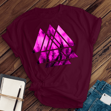 Load image into Gallery viewer, Neon Triangle Forest Tee