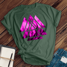 Load image into Gallery viewer, Neon Triangle Forest Tee