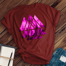 Load image into Gallery viewer, Neon Triangle Forest Tee