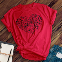 Load image into Gallery viewer, Flower Heart Tee
