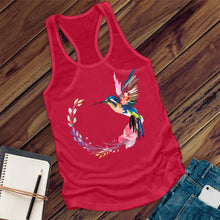 Load image into Gallery viewer, Watercolor Hummingbird Women's Tank Top