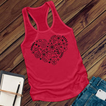 Load image into Gallery viewer, Flower Heart Women's Tank Top