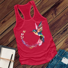 Load image into Gallery viewer, Watercolor Hummingbird Women's Tank Top