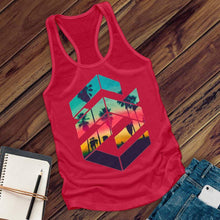 Load image into Gallery viewer, Geometric Sunset Women's Tank Top