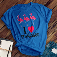 Load image into Gallery viewer, I Love Flamingos Tee