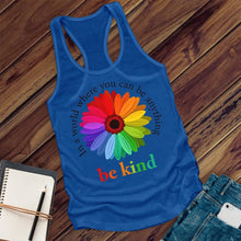 Load image into Gallery viewer, Be Kind Flower Women's Tank Top