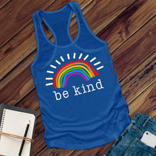 Load image into Gallery viewer, Be Kind Rainbow Women's Tank Top